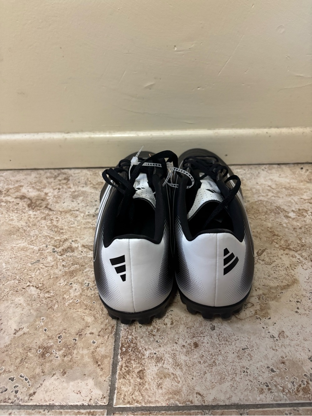 Adidas Goletto IX TF Men Size 13 Black White Soccer Turf Cleats Shoes IH0083 New - Picture 3 of 5